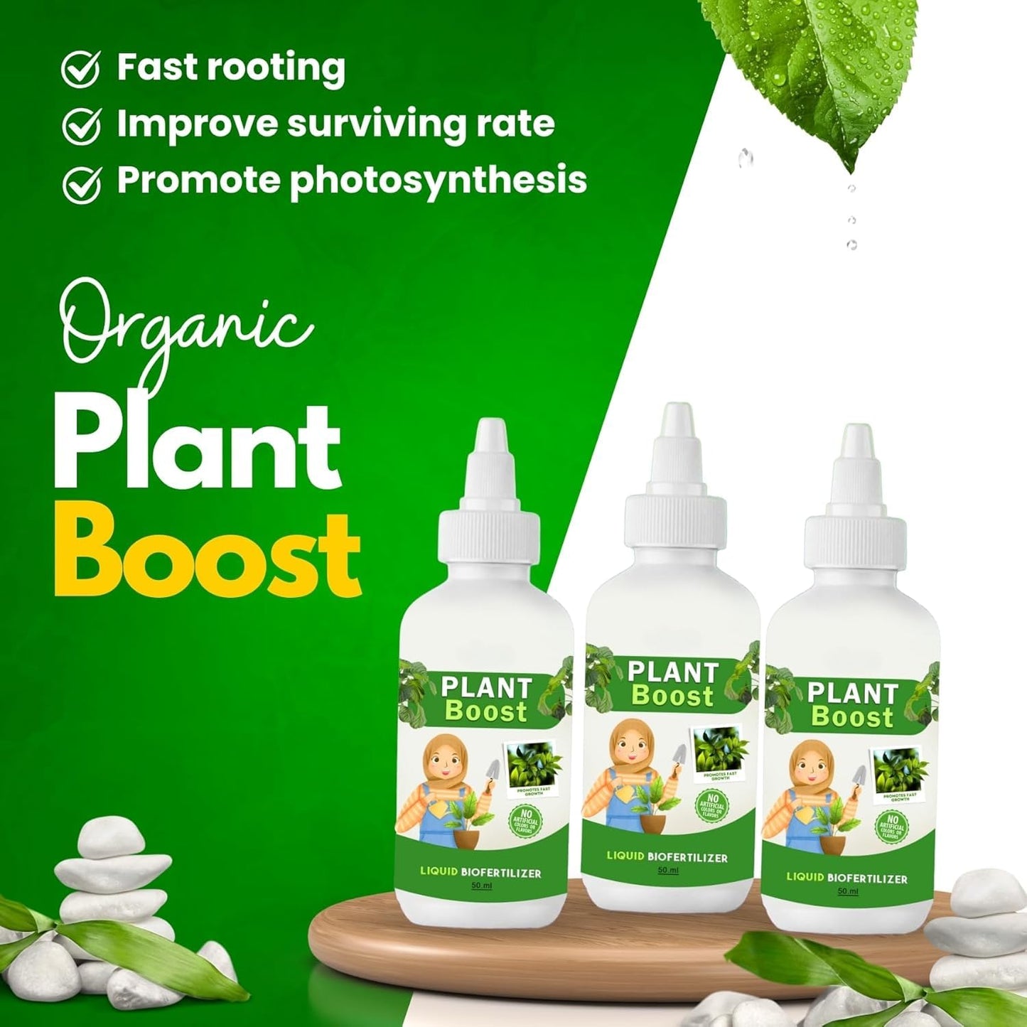 Organic Plant Boost - Liquid Biofertilizer 🌱