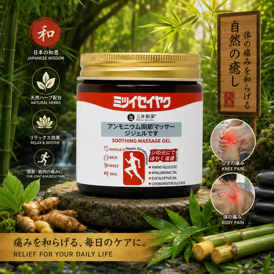 Japanese Instant Pain Relief Soothing Massage Gel 🌸✨ (Buy 1 Get 1 Free🔥🔥)