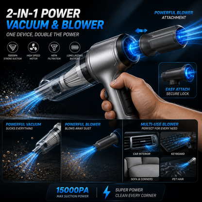 Wireless Powerful Car Vacuum Cleaner