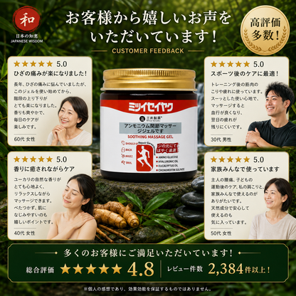 Japanese Instant Pain Relief Soothing Massage Gel 🌸✨ (Buy 1 Get 1 Free🔥🔥)