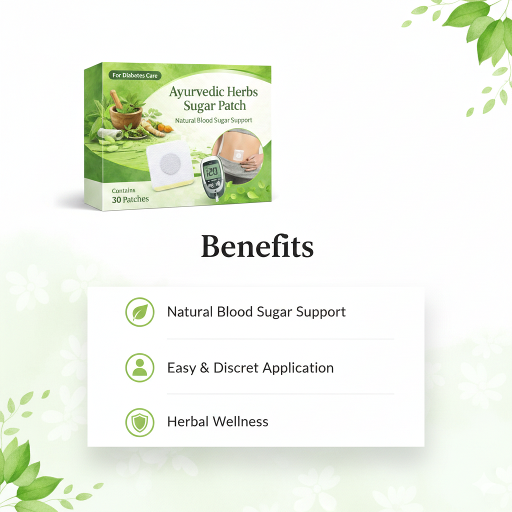 HerbPatch™ – Ayurvedic Herbs Sugar Patch (Buy 1 Get 1 Free🌿)