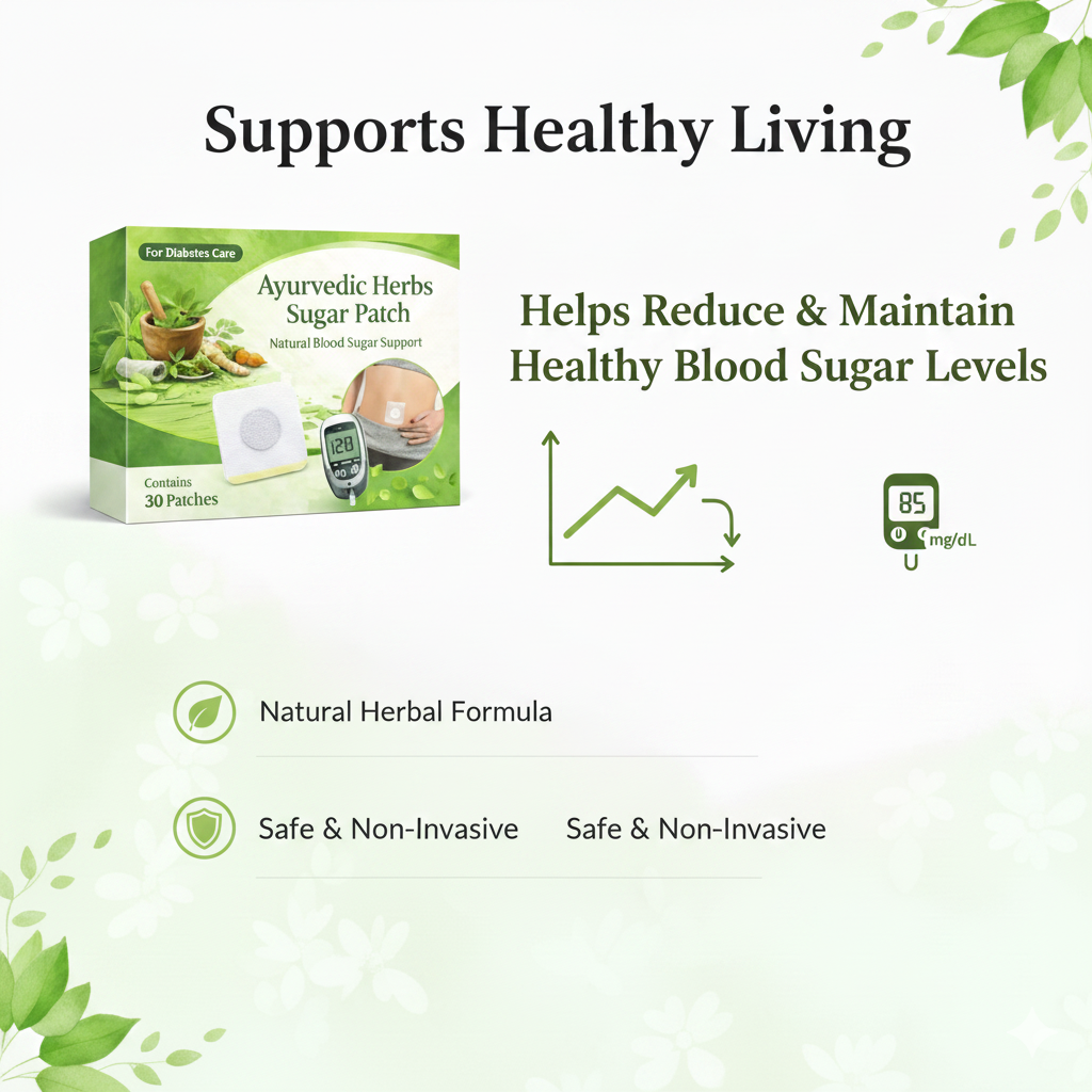 HerbPatch™ – Ayurvedic Herbs Sugar Patch (Buy 1 Get 1 Free🌿)